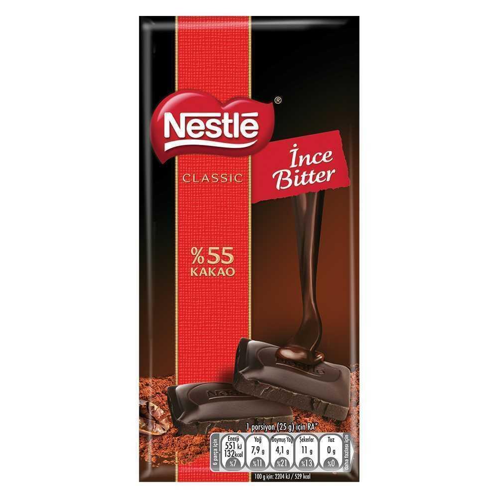 Nestle Classic Bitter Çikolata 65 Gr .