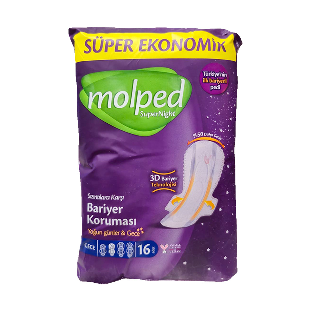 Molped Süper Night  Gece Süper Ekonomik 16’lı