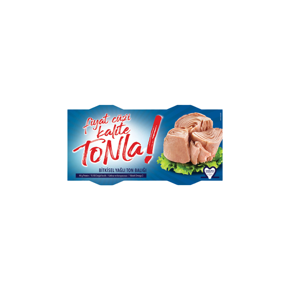 Tonla Ton Balığı Ayçiçek Yağlı 2*150 Gr