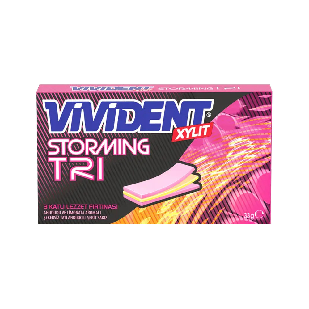 Vivident Storming Sakız Limonata 33 Gr