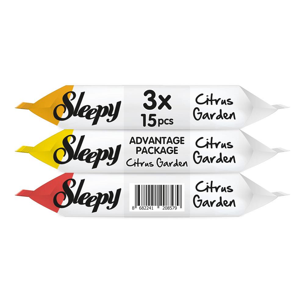 Sleepy Cep Mendil 3*15'li Narenci