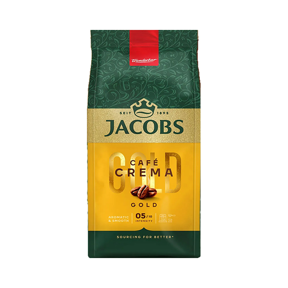 Jacobs Cafe Crema Gold Kavrulmuş Kahve Çekirdeği 500 Gr