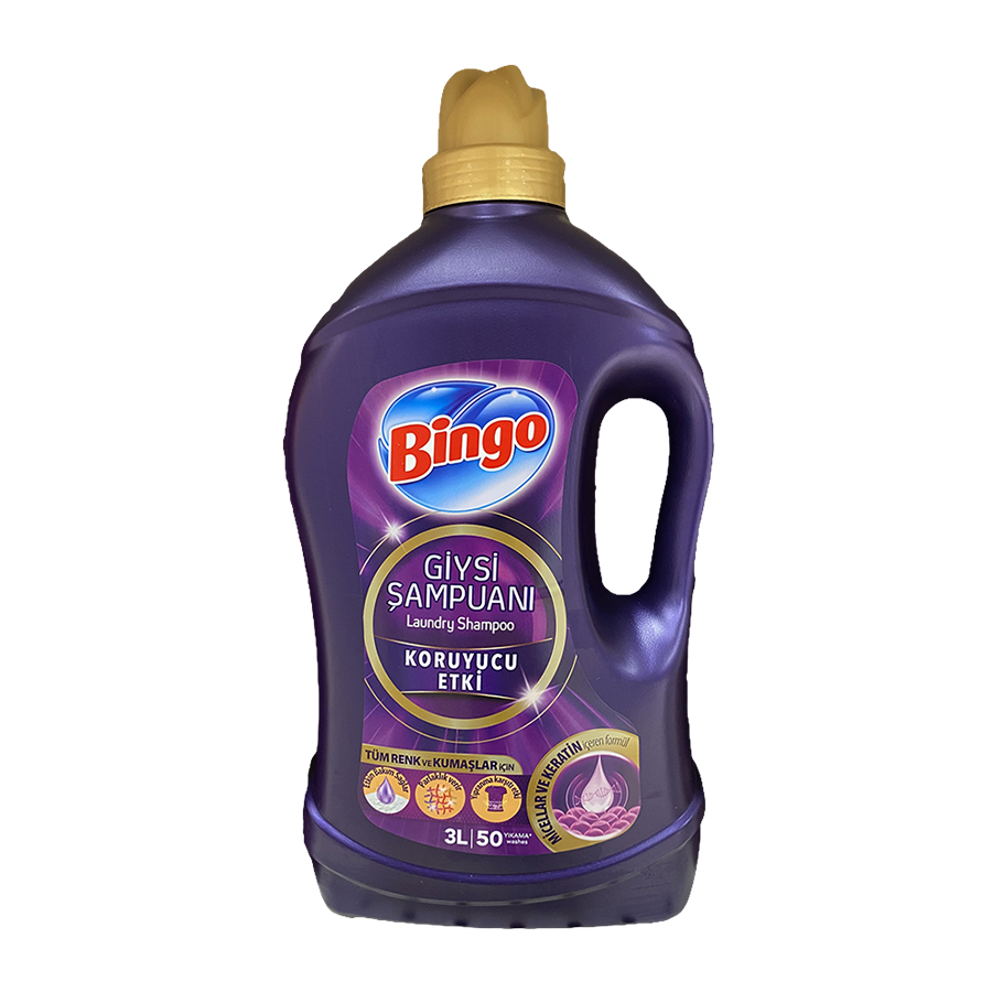 Bingo Giysi Şampuanı 3Lt Arındırıcı Etki