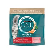 Purina One Kedi Maması Somonlu Kısır Kediler 1500 Gr**