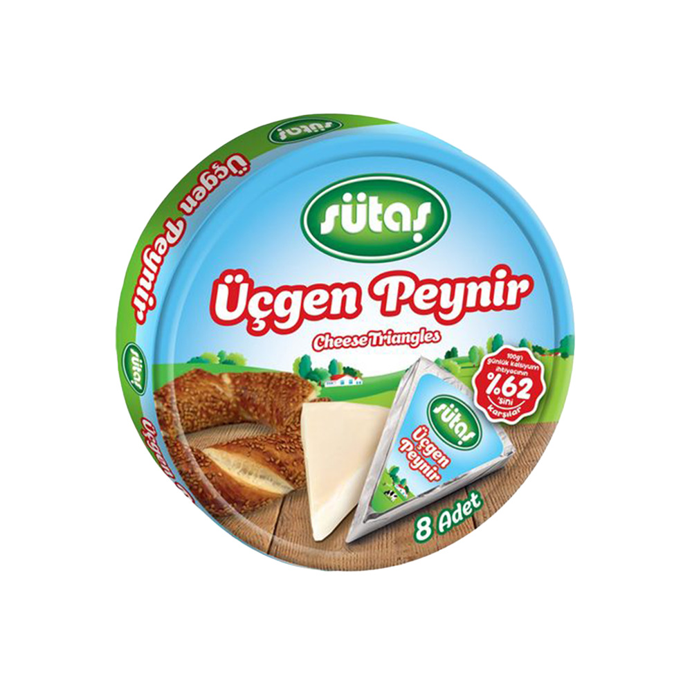 Sütaş Sade Eritme Peynir 8*12,5 Gr.