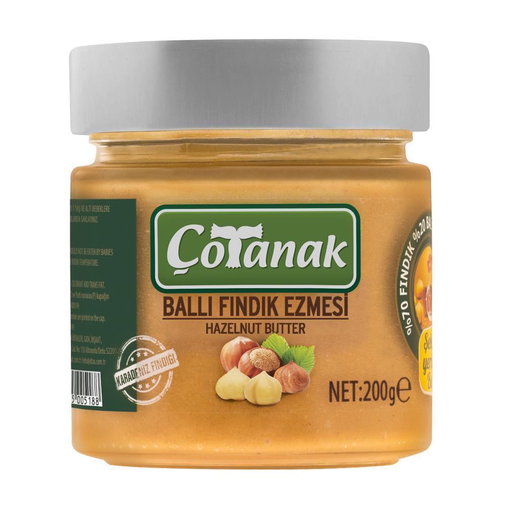 Çotanak Ballı Fındık Ezmesi 200 Gr.