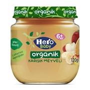 Hero Baby Organik Karışık Meyveli 120 Gr 