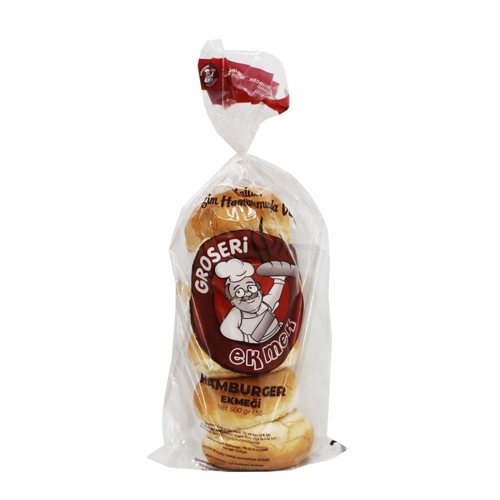 Groseri Hamburger Ekmeği 500 Gr