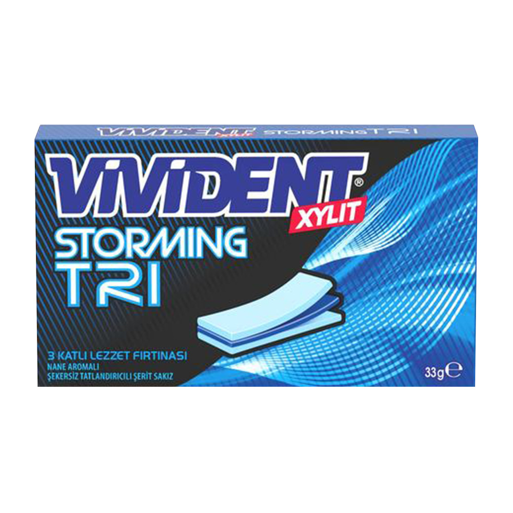 Vivident Storming Sakız 33Gr Trı Nane 33 Gr