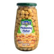Burcu Haşlanmış Nohut 600 Gr Cam