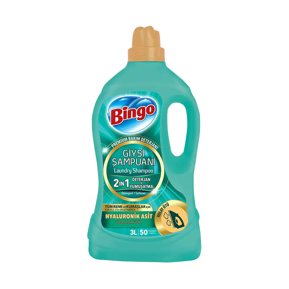 Bingo Kırışıklık Karşıtı Giysi Şampuanı 3Lt