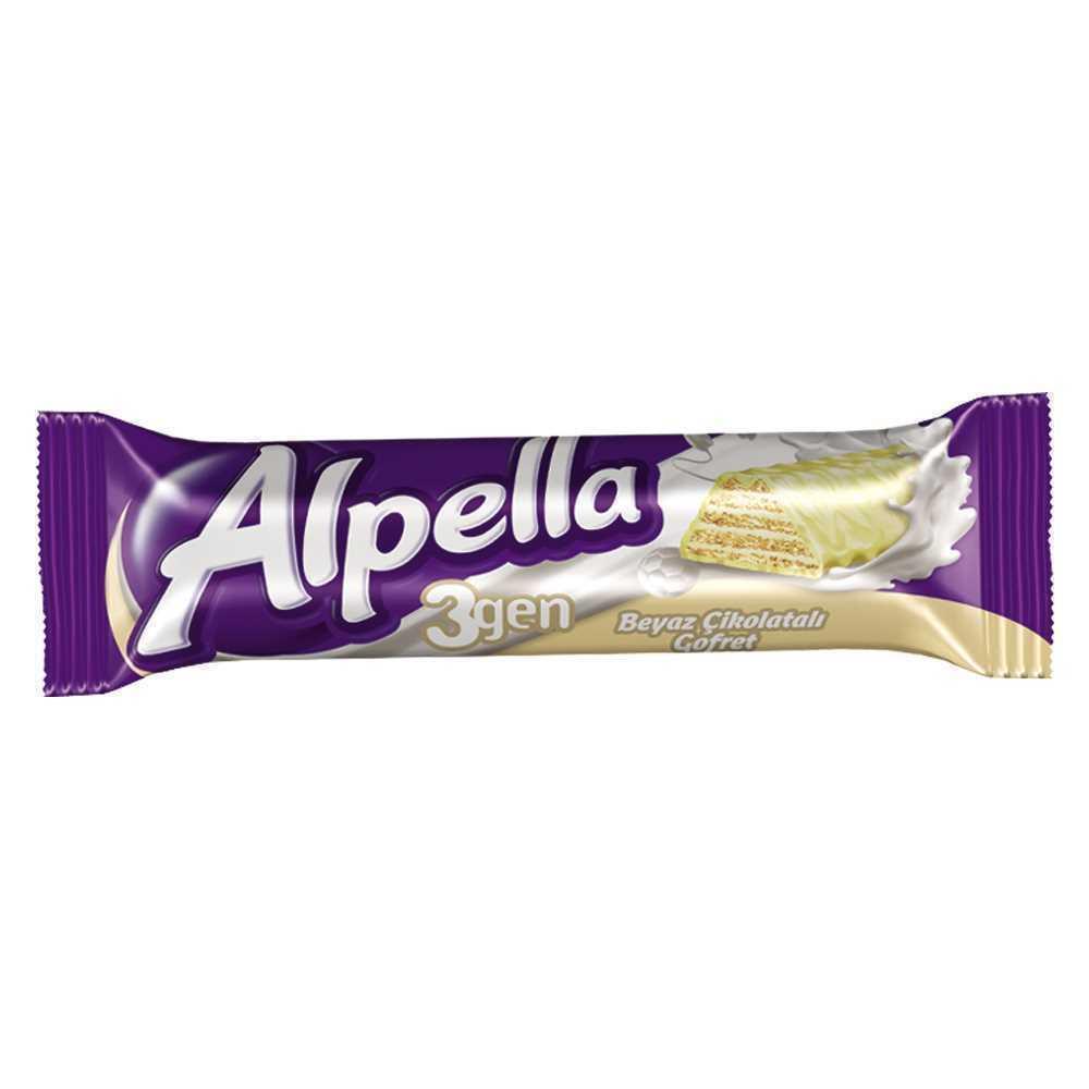 Alpella 3Gen Beyaz Gofret 28 Gr 