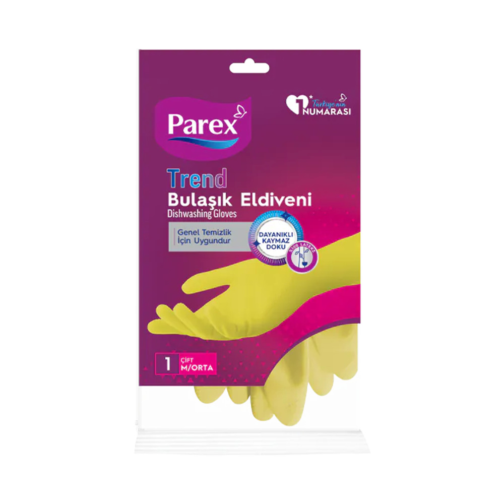 Parex Trend Bulaşık Eldiveni Orta Boy