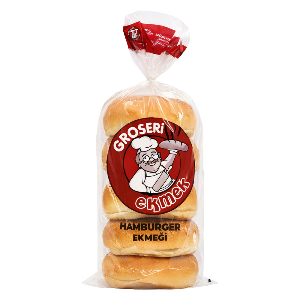 Groseri Hamburger Ekmeği 500 Gr