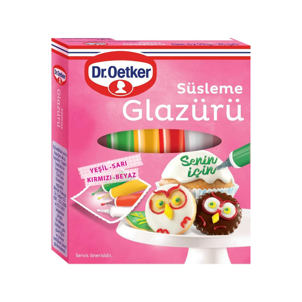 Dr. Oetker Pasta Süsleme Glazürü 76 Gr .