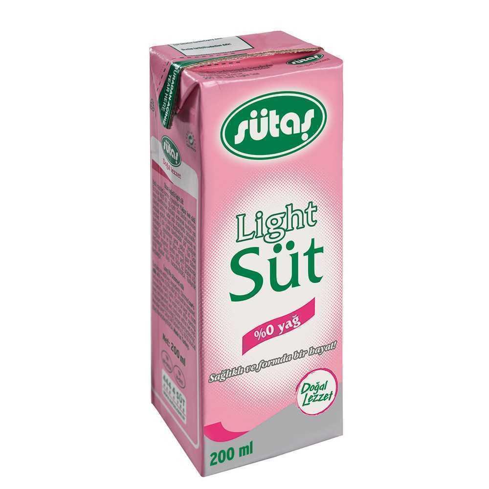 Sütaş Light Süt 200 Ml 