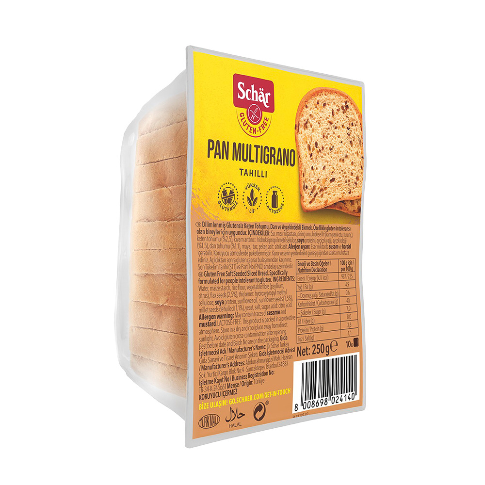 Dr Schar Glutensiz Ekmek Pan Multigrano 250 Gr