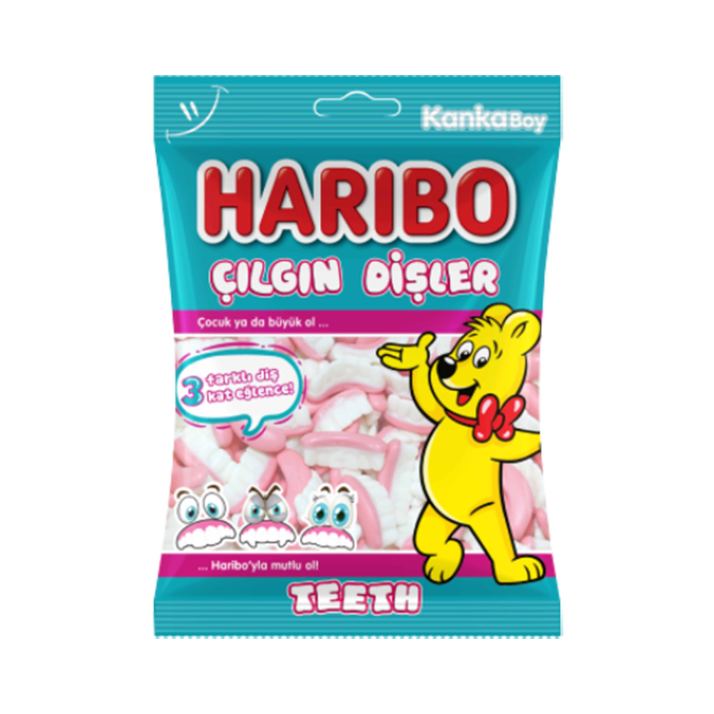 Haribo Yumuşak Şekerleme Diş 70Gr
