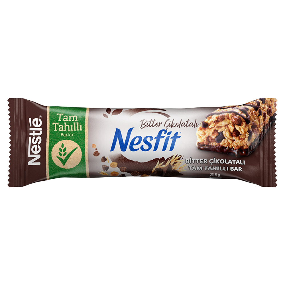 Nestle Nesfit Bitter Çikolatalı Tam Tahıllı Bar 23,5Gr 