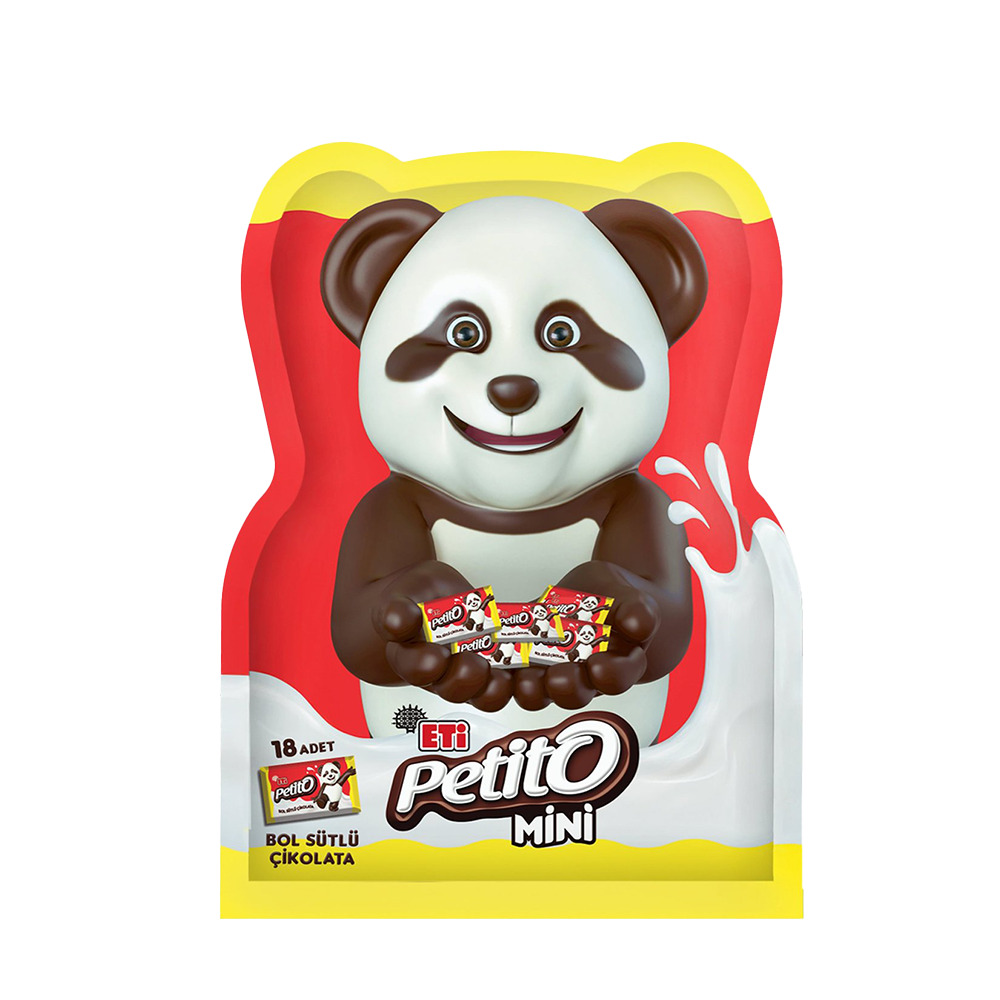 Eti Petito Ayıcık Mini Sütlü Çikolata 72 Gr