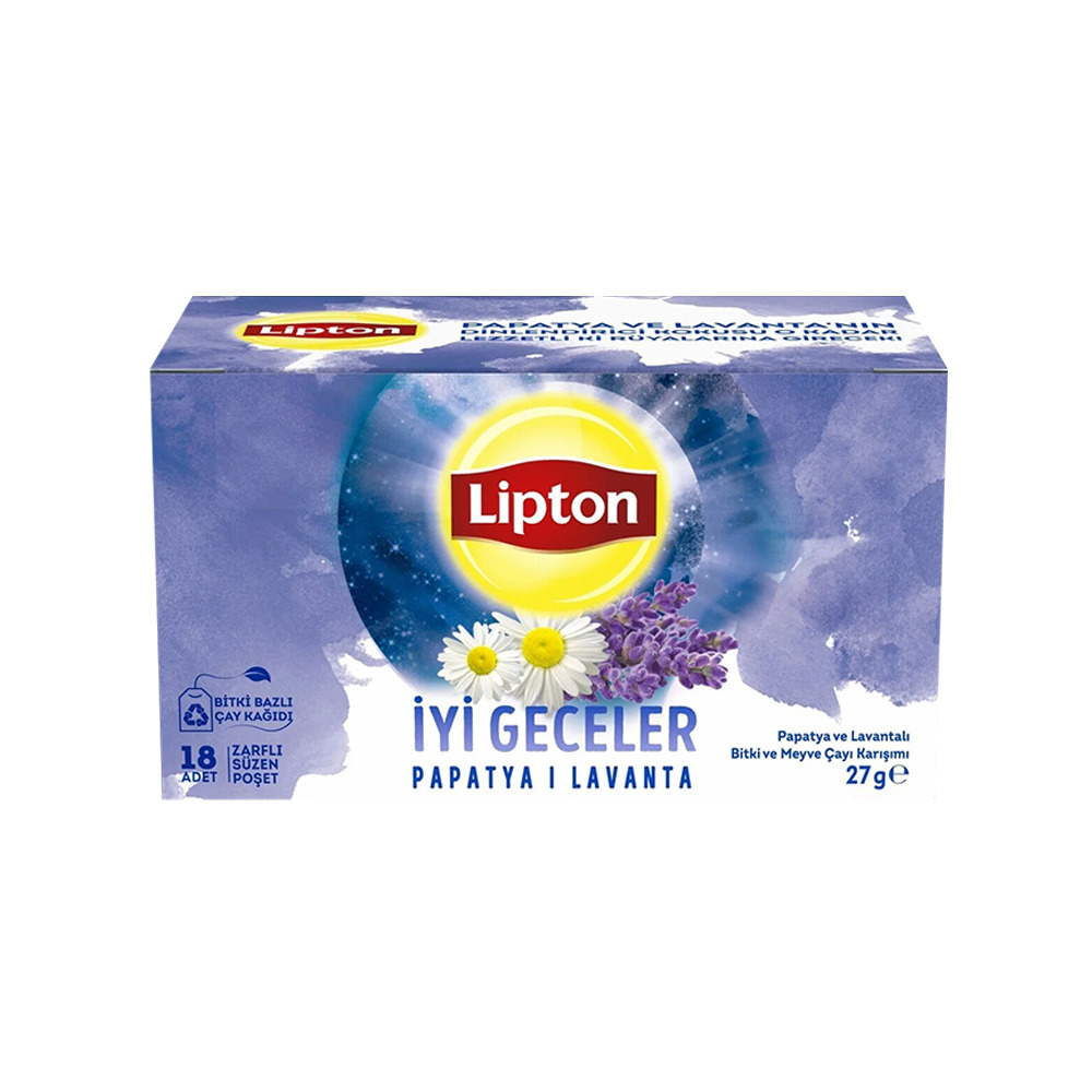 Lipton Bitki Ve Meyve Çayı Karışımı İyi Geceler Papatya Lavanta 18'Li