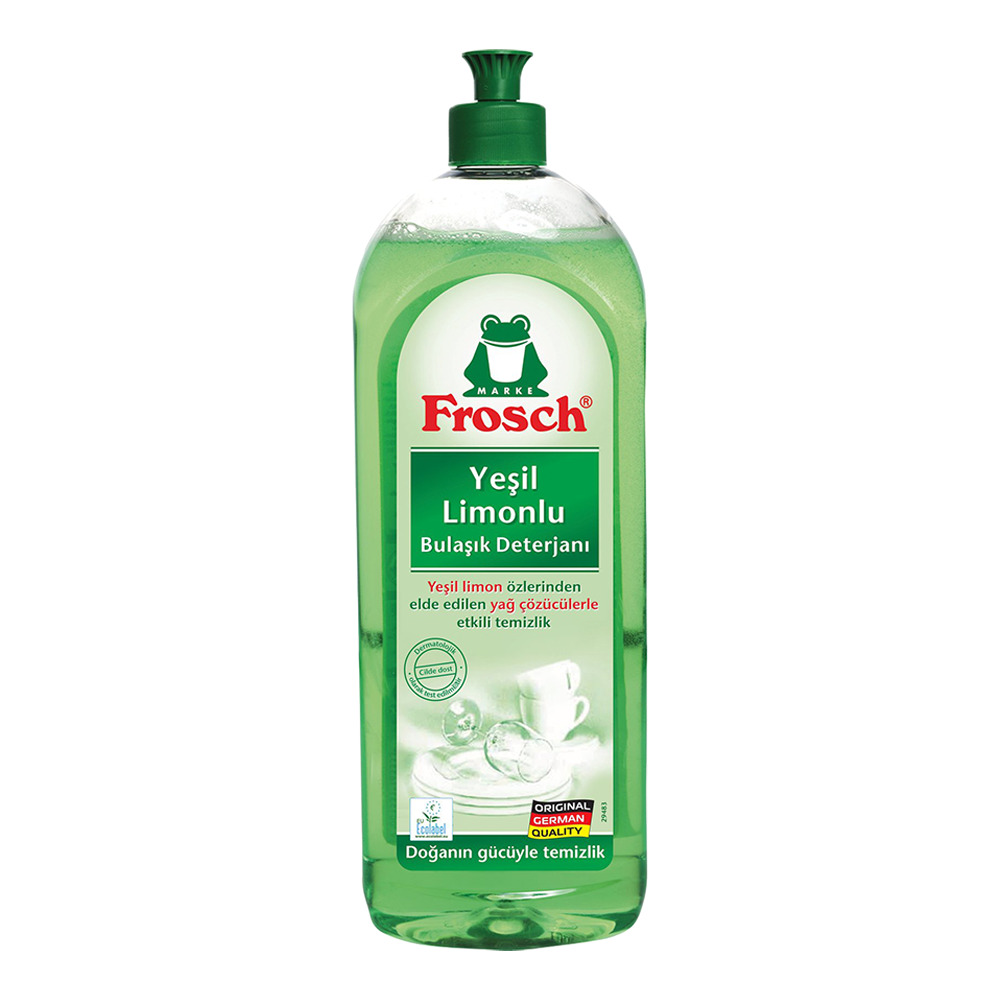 Frosch Yeşil Limonlu Bulaşık Deterjanı 750 Ml.