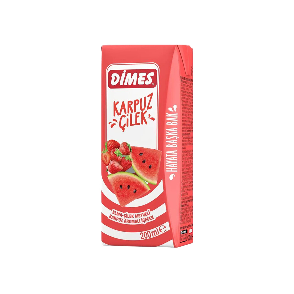 Dimes Karpuz Çilek Meyve Suyu 200 Ml