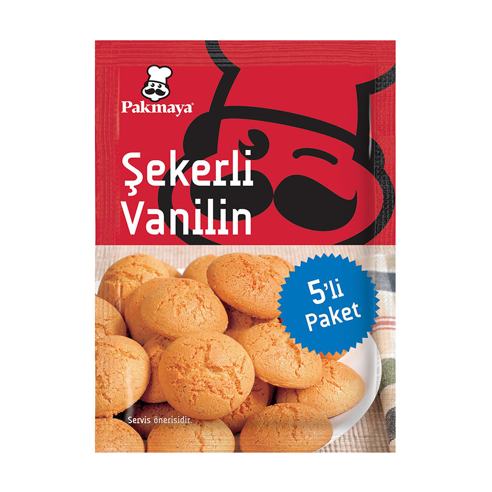 Pakmaya Şekerli Vanilin 5’li 25 Gr 