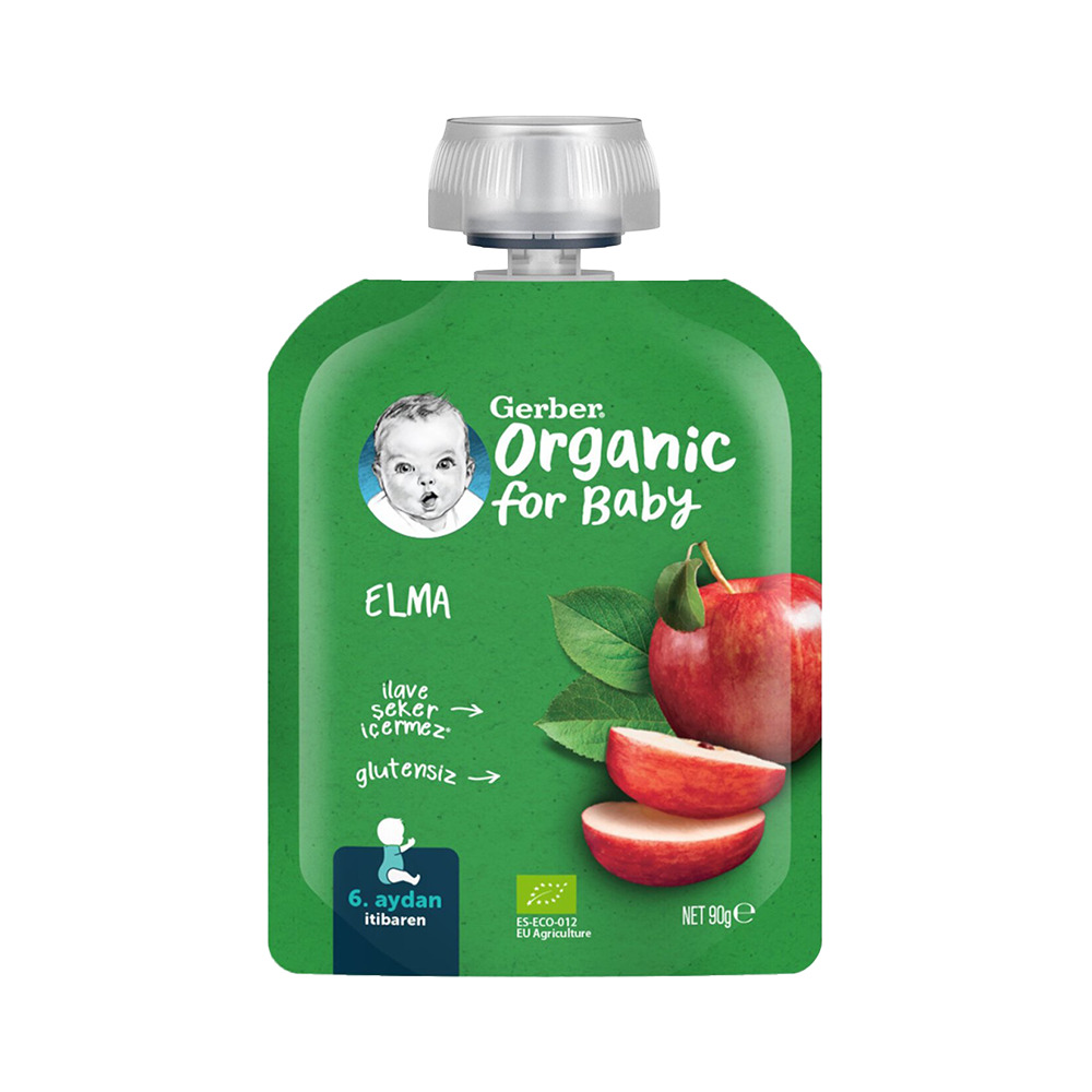 Gerber Organik Püre 90Gr Elma