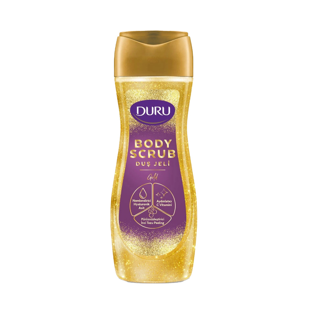 Duru Duş Jeli Body Scrub 450ml Gold