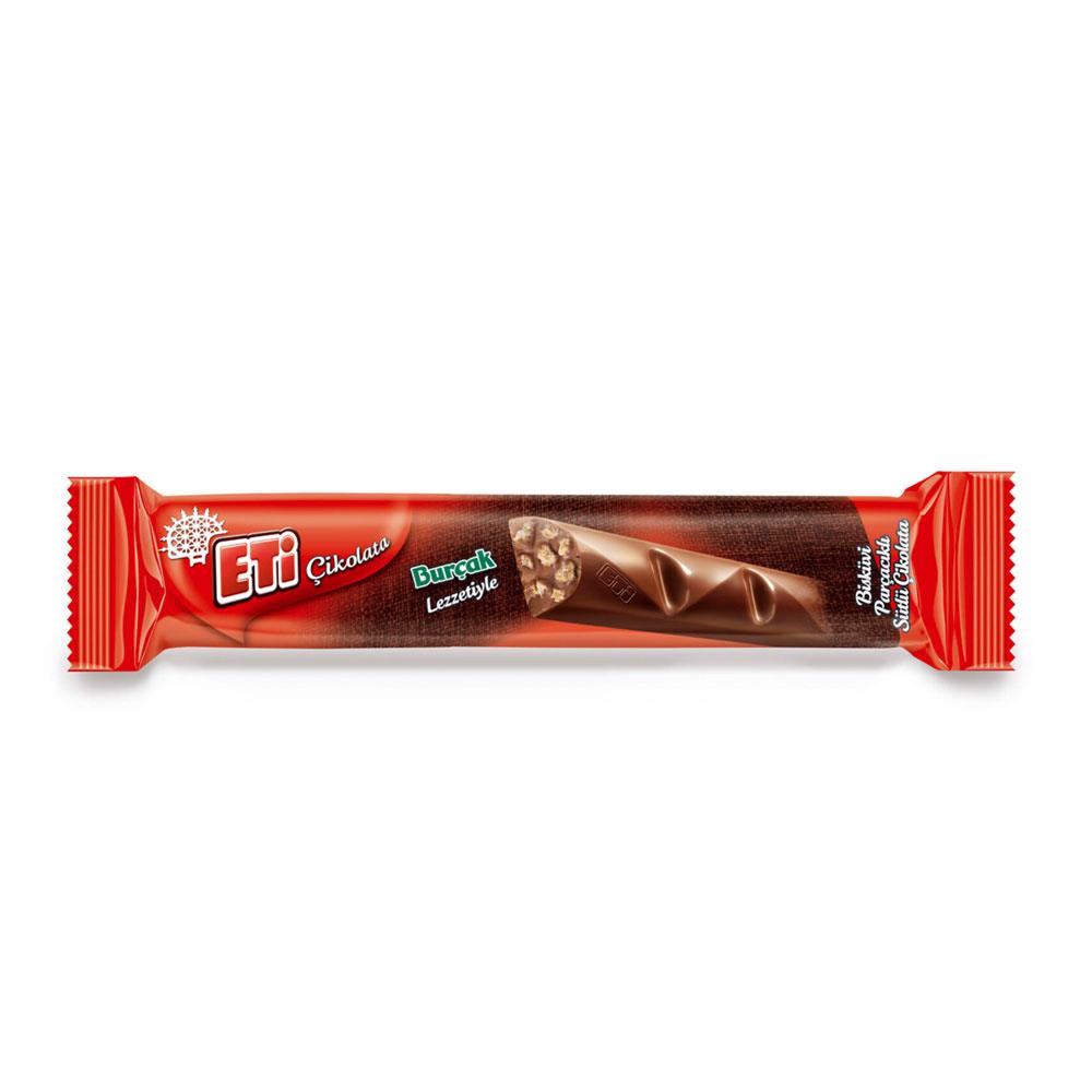 Eti Burçak Bisküvi Parçacıklı Sütlü Çikolata 15 Gr 