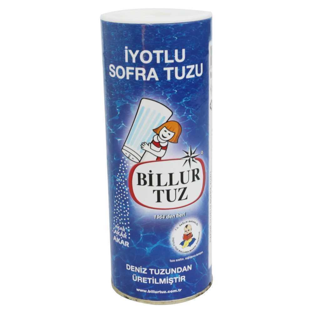 Billur Tuz İyotlu Sofra Tuzu 500 Gr.