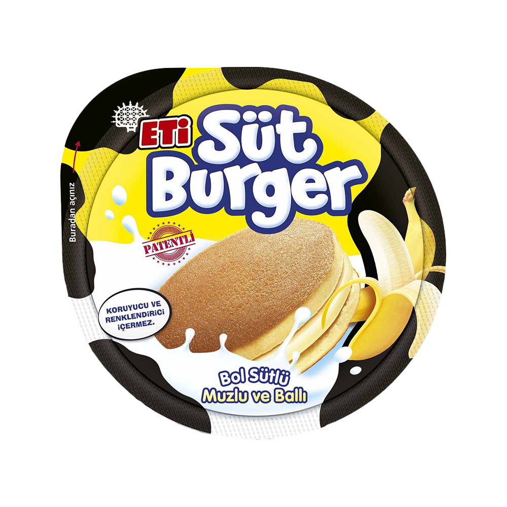 Eti Süt Burger Sütlü Muzlu Ballı 35 Gr