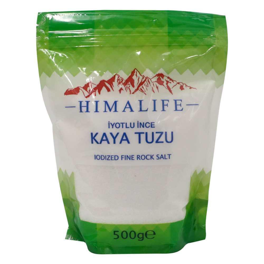 Himalife İyotlu İnce Kaya Tuzu 500Gr