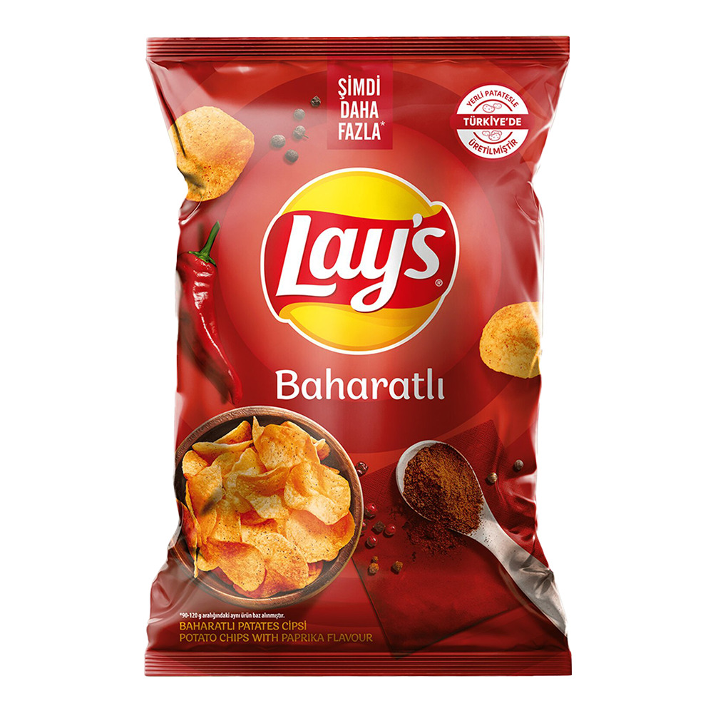 Lays Patates Cipsi 125Gr Baharatlı