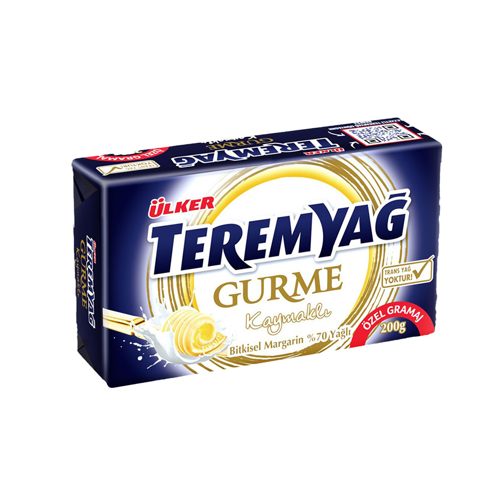 ÜlkER Teremyağ Gurme Kaymaklı Margarin 200 Gr 