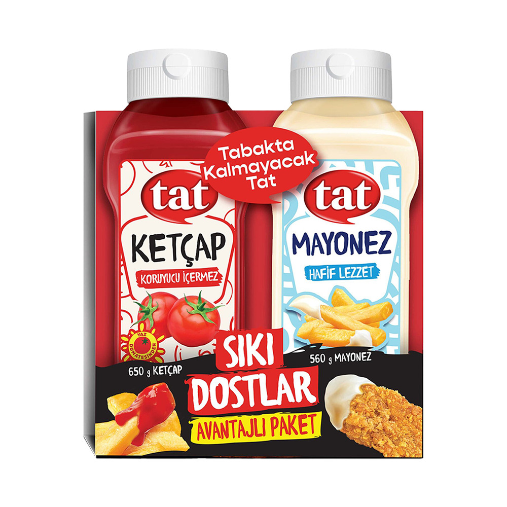 Tat Ketçap 650 Gr+ Mayonez 560 Gr