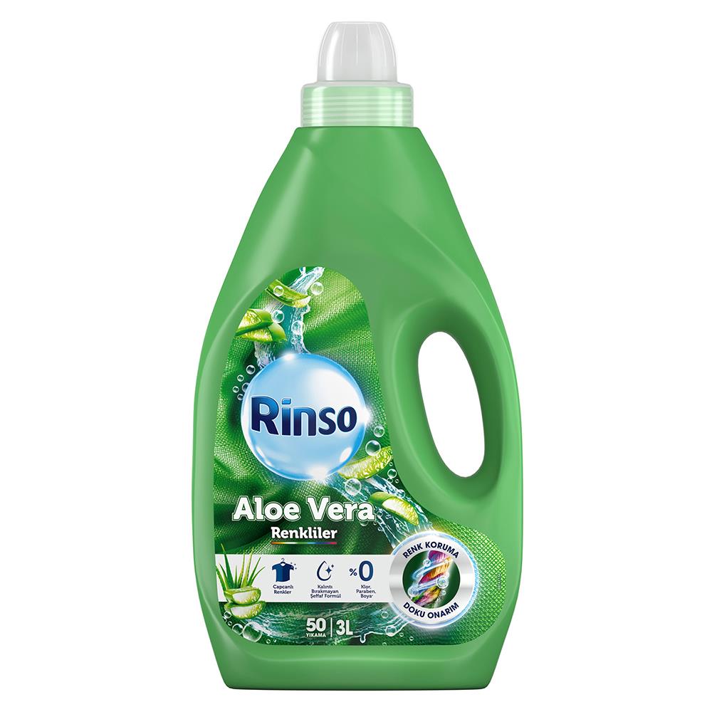 Rinso Sıvı Deterjan 3000 Ml Aloe Vera Renkliler