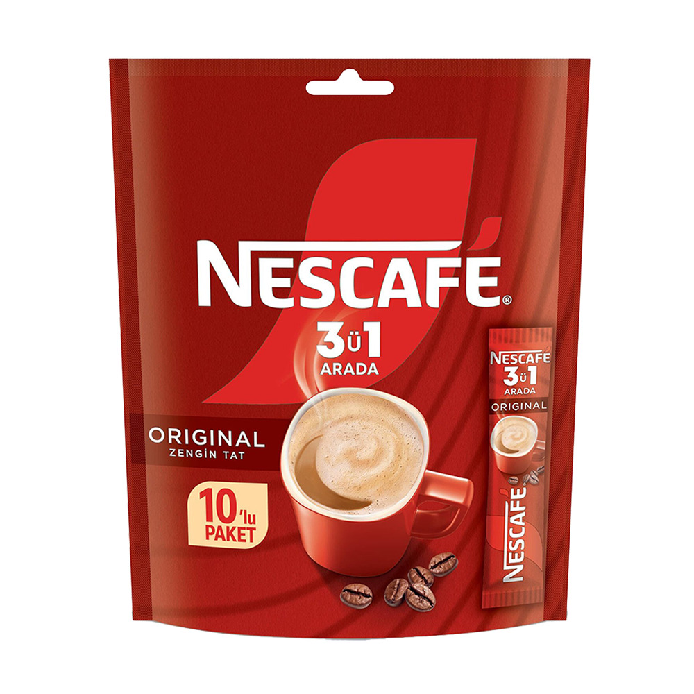 Nescafe 3’ü 1 Arada 10’lu Paket