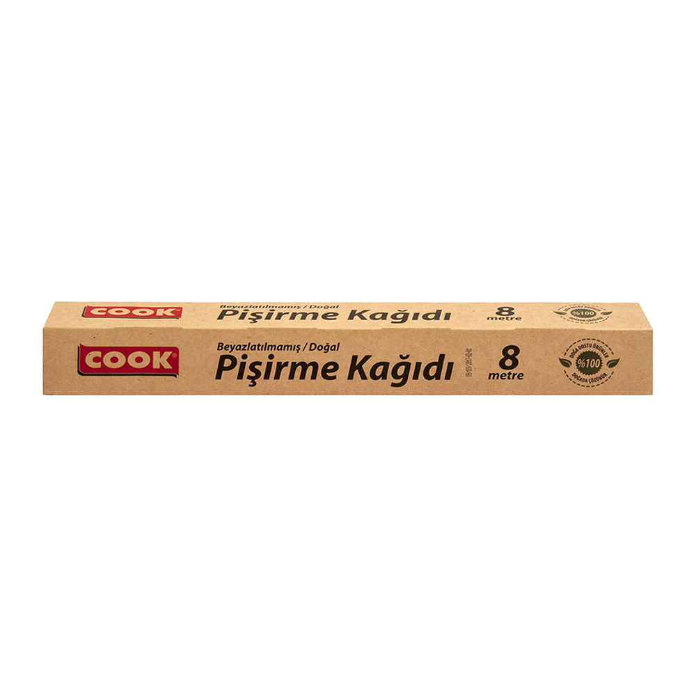 Cook Beyazlatılmamış Pişirme Kağıdı 8 Mt