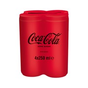 Coca Cola Zero 4*250 Ml Kutu