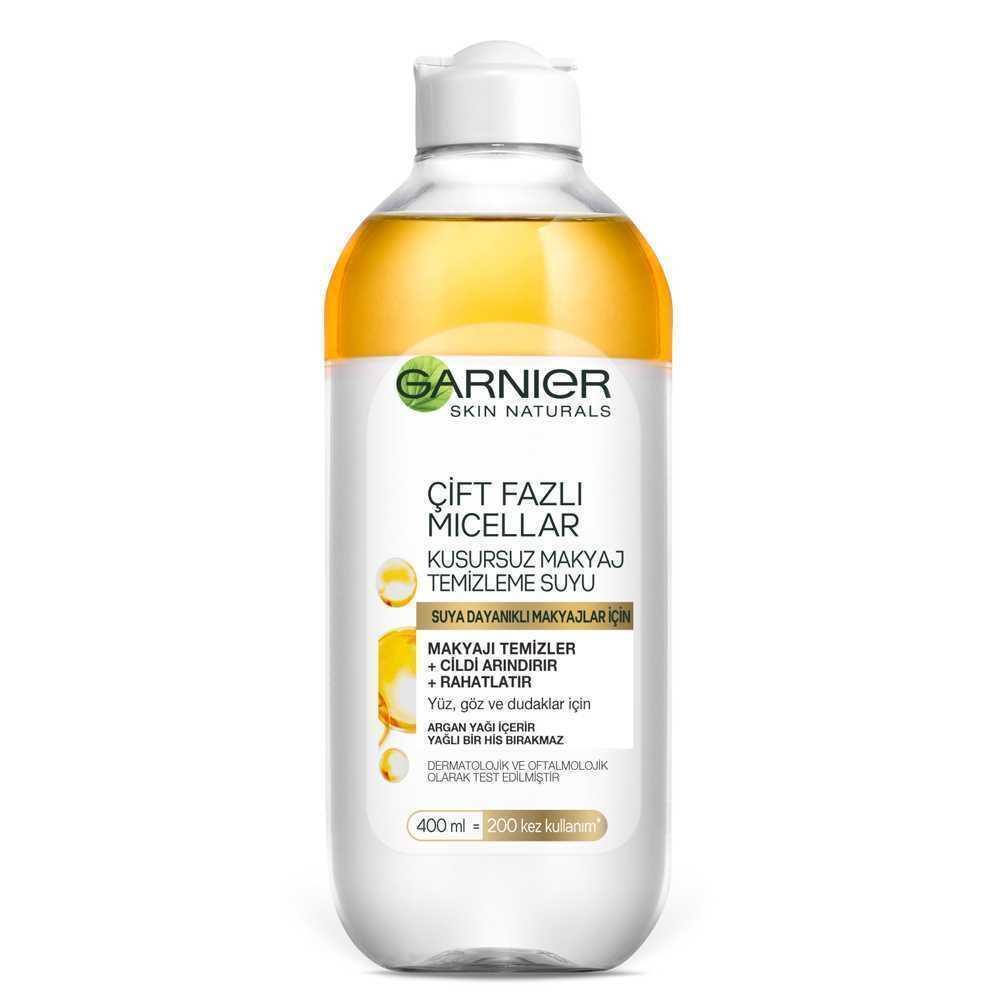 Garnier Çift Fazlı Kusursuz Makyaj Temizleme Suyu 400 Ml 