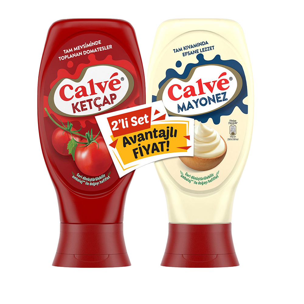 Calve Ketçap 400 Gr+ Mayonez 350 Gr 