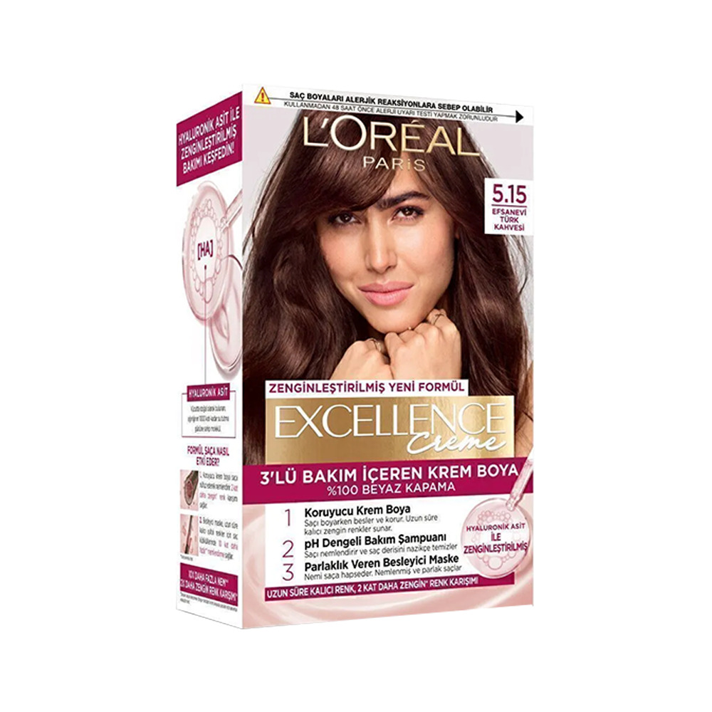 Loreal Excellence Creme 5.15 Efsanevi Türk Kahvesi