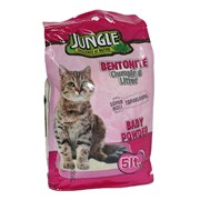 Jungle Bentonit Kedi Kumu İnce Parfümlü  5 lt