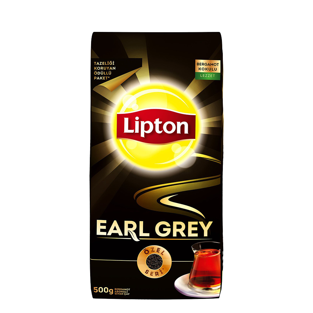 Lipton Earl Grey Bergamot Aromalı Siyah Çay 500 Gr