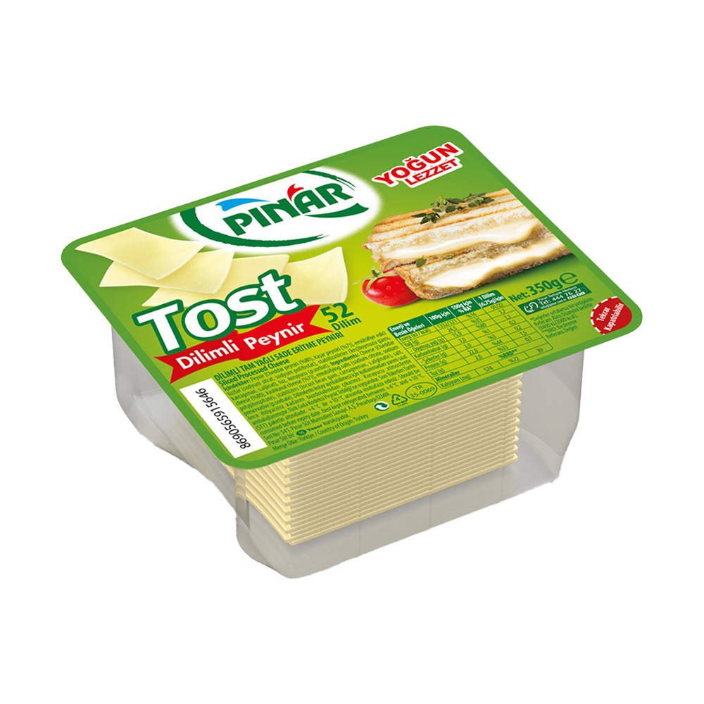 Pınar Dilim Tost Peynir 350 Gr 