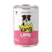 King Kuzu Etli Yetişkin Köpek Yaş Maması 400 Gr
