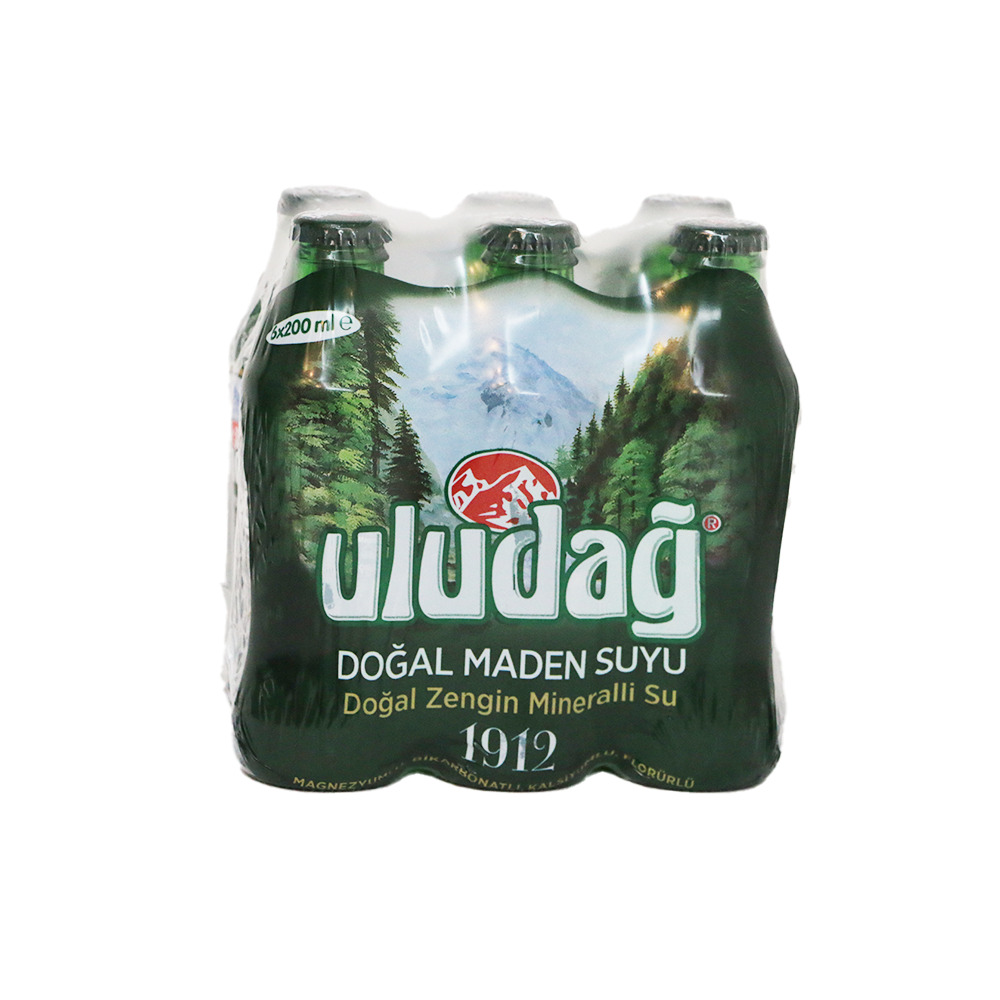 Uludağ Maden Suyu 6*200 Ml .