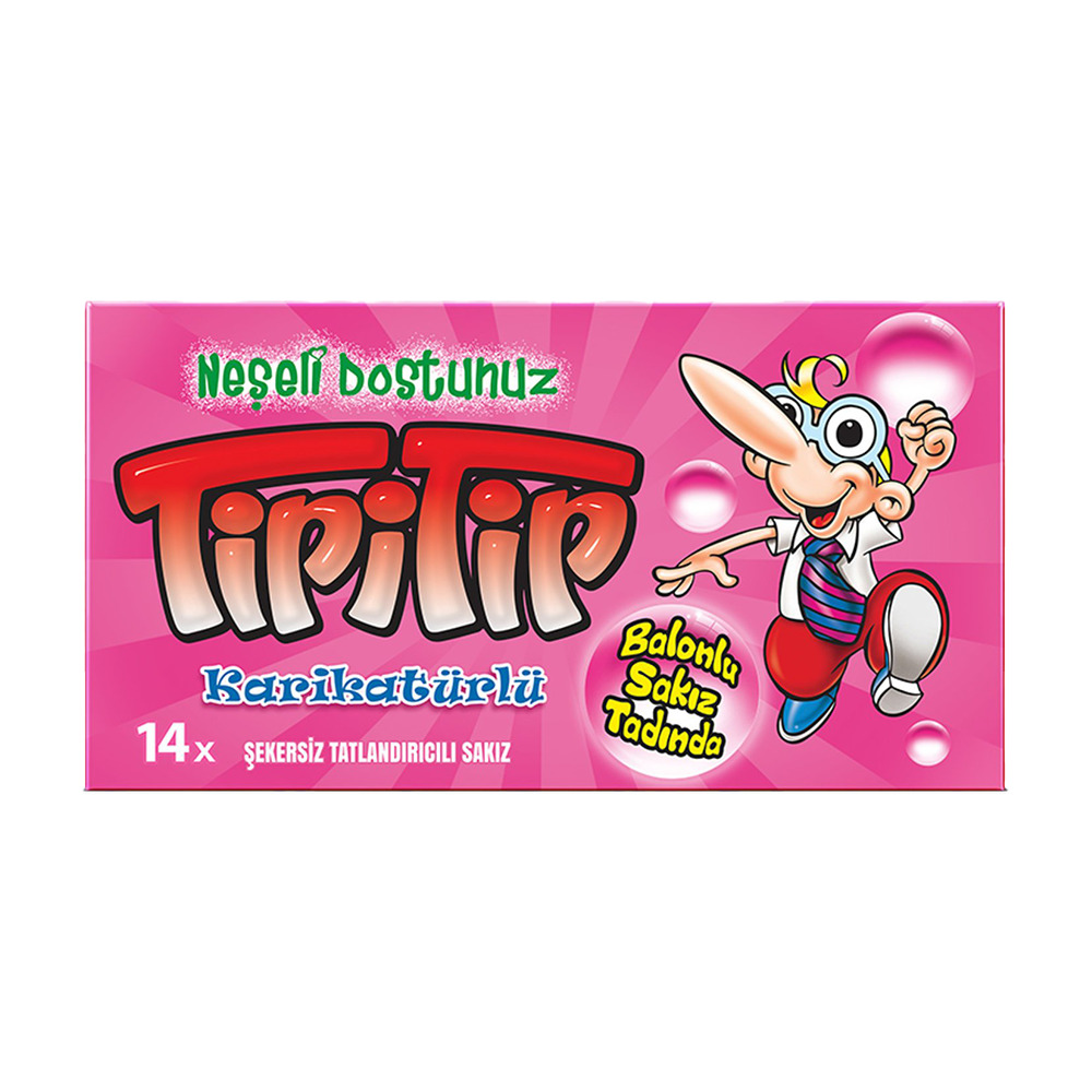 Kent Tipitip Sakız 27Gr Karışık Meyve Aromalı